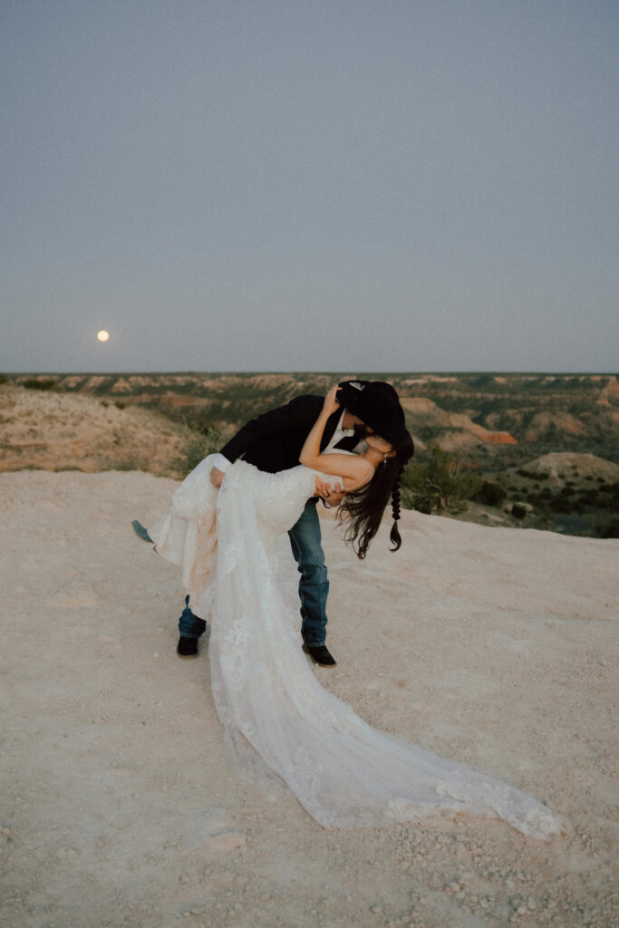 Texas elopement location Palo Duro Canyon