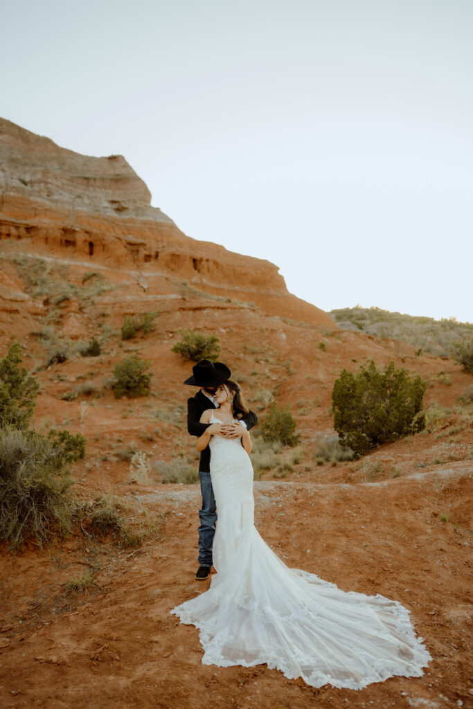 editorial photo of bride and groom