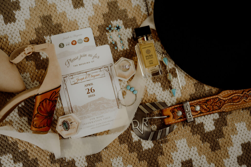 cowboy wedding details