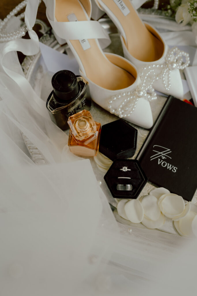 detail flat lay taken by okc wedding photographer