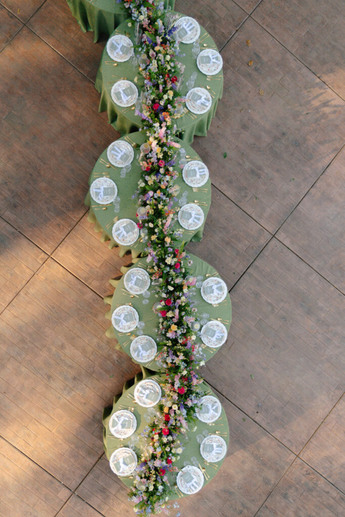 western elegance wedding table