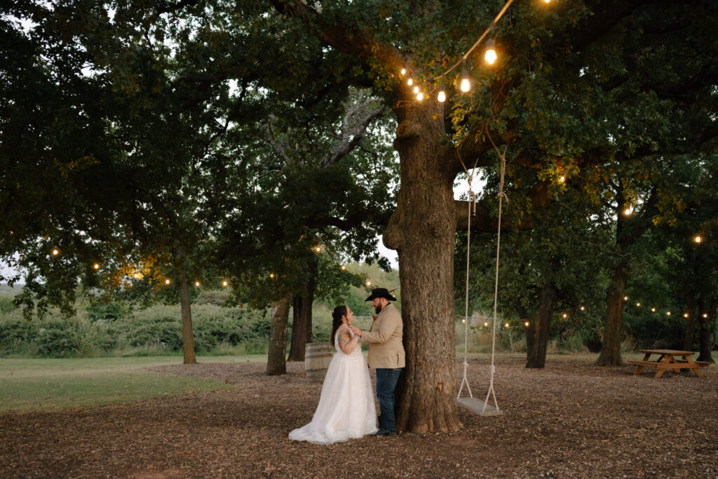 bride and groom portrait at Sparrow Beginnings