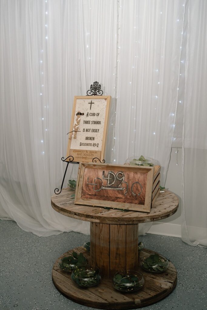 western wedding decor