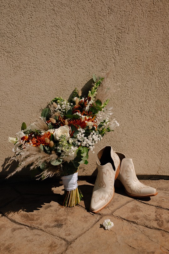 western wedding shoes