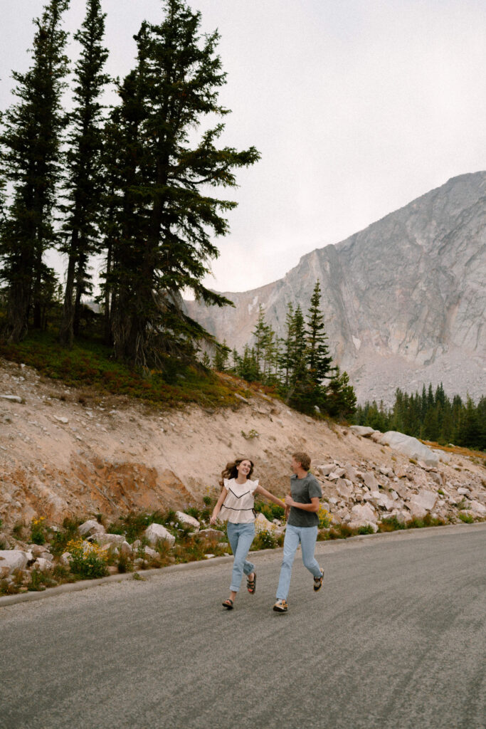 Wyoming engagement photo